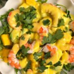 Arugula & Shrimp Salad with Mango Chili Dressing