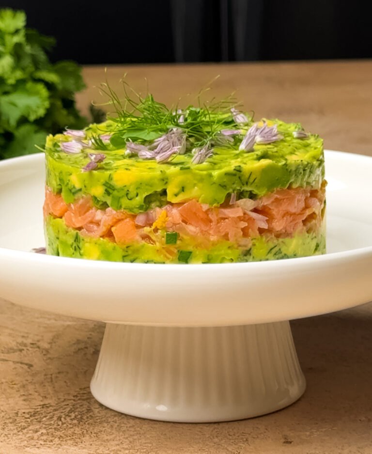 Salmon and Avocado tartar